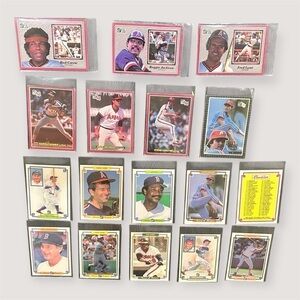1980s Donruss Card Set with Hall of Famers